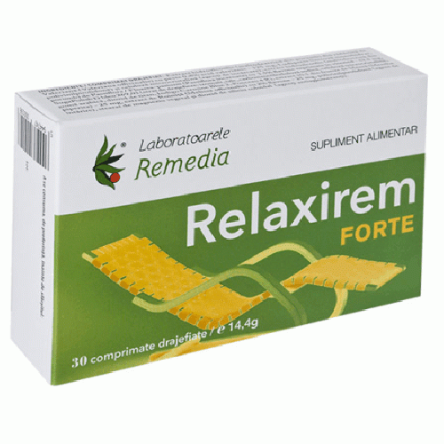 Relaxirem Forte 30cpr Remedia vitamix poza