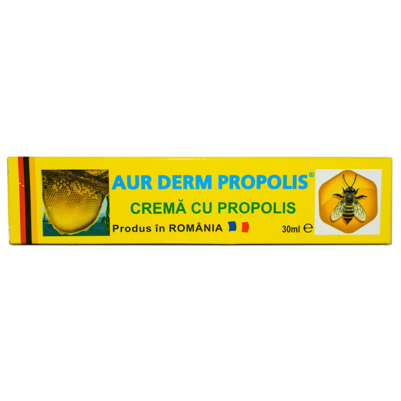 AurDerm cu Propolis 5%, 30ml, Laur Med