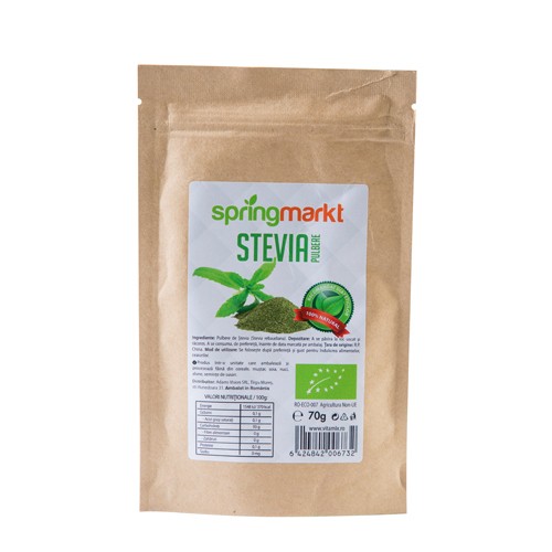 Pulbere de Stevia 70gr vitamix.ro imagine noua reduceri 2022