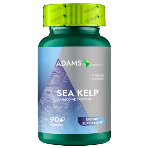 Sea Kelp - Iod Natural - 600mg 90cps, Adams
