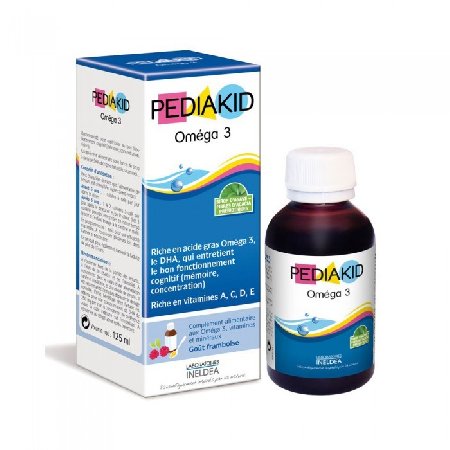 Pediakid Omega 3 DHA & Vitamine 125ml vitamix poza