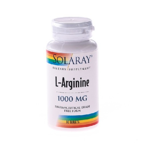 L-Arginine 30tab Solaray vitamix poza