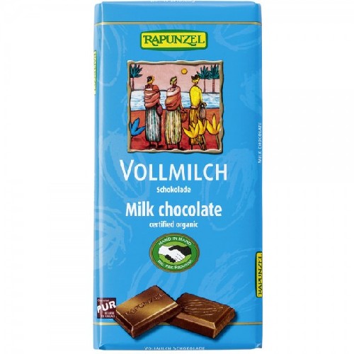 Ciocolata Din Lapte Integral Eco 100gr Rapunzel vitamix.ro