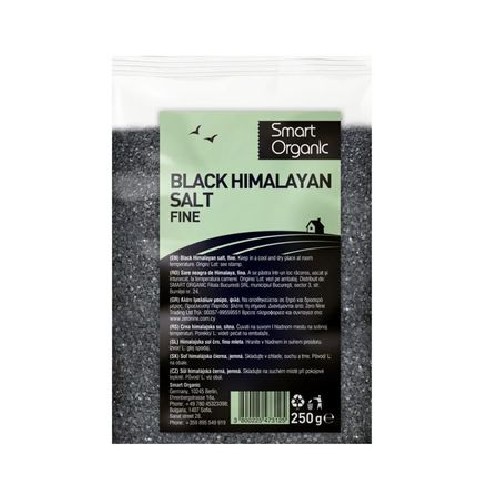 Sare Neagra de Himalaya Fina 250g Smart Organics imagine produs la reducere