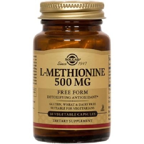 L-Methionine 500mg 30cps Solgar vitamix poza