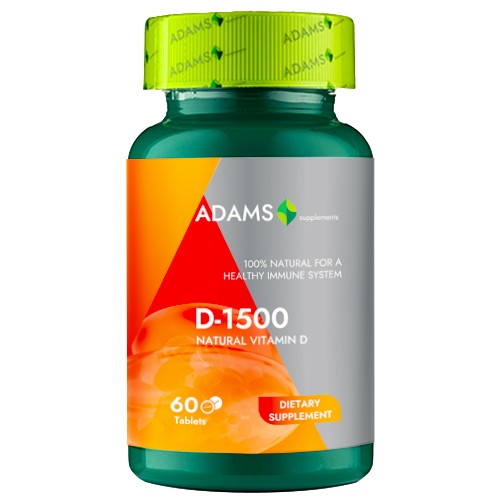 Vitamina D-1500 60 tab, Adams
