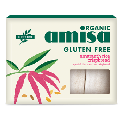 Crispbread din Orez si Amaranth Fara Gluten Bio 150gr Amisa