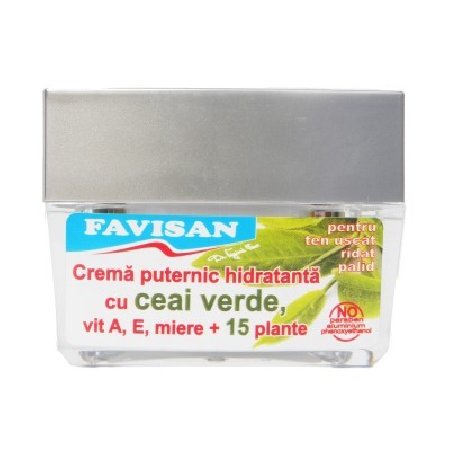 Crema Puternic Hidratanta cu Ceai Verde Favisan