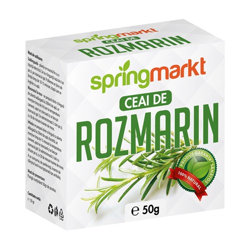 Ceai Rozmarin 50gr springmarkt vitamix.ro imagine noua reduceri 2022