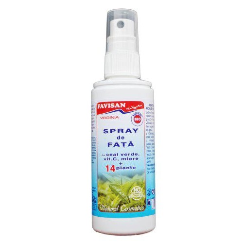 Spray de Fata cu Ceai Verde 100ml Favisan vitamix.ro