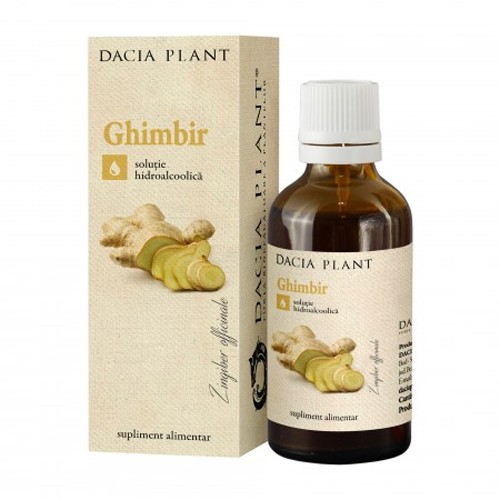 Tinctura Ghimbir 50ml Dacia Plant vitamix.ro