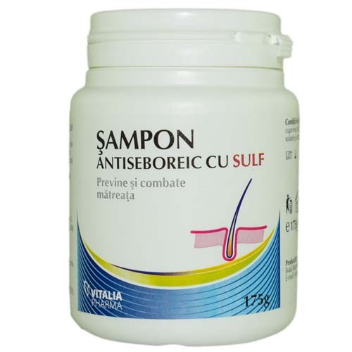 Sampon cu Sulf 175gr Vitalia Pharma