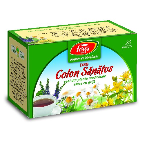 Ceai Colon Sanatos 20plicuri Fares vitamix.ro