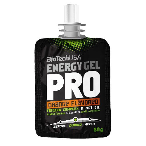 Energy Gel PRO 60gr Portocala BiotechUSA imagine produs la reducere