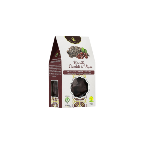 Biscuiti Ciocolata & Visine 130gr Ambrozia