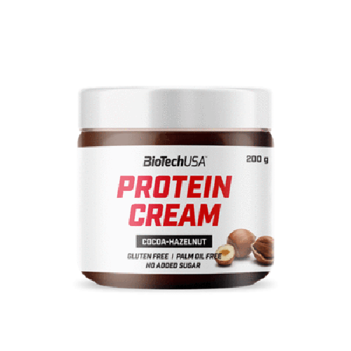 Protein Cream 200gr cocoa-hazelnut Biotech USA vitamix poza