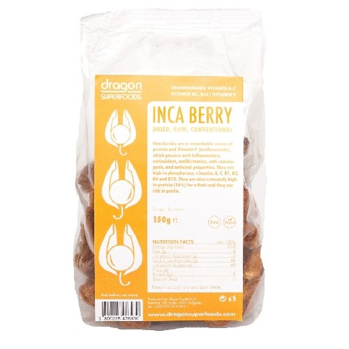 Fructe Incan (golden) Berry Raw Bio 150gr Dragon Superfoods vitamix poza