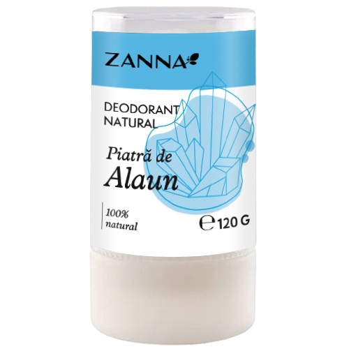 Deodorant stick din piatra de Alaun 120g, Zanna