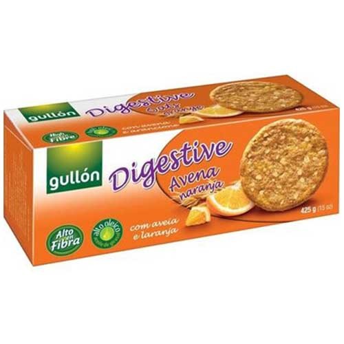 Biscuiti Digestivi Portocale 425g, Gullon vitamix.ro