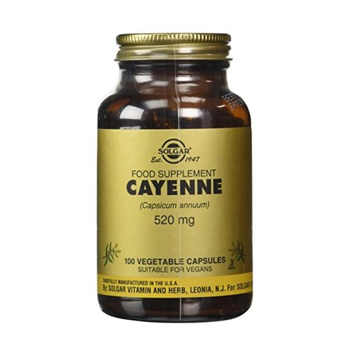 Cayenne, 100cps, Solgar imagine produs la reducere