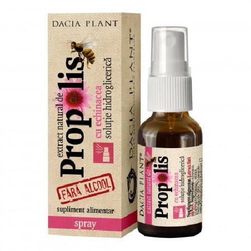 Propolis cu Echinacea fara alcool spray 20ml Dacia Plant vitamix poza