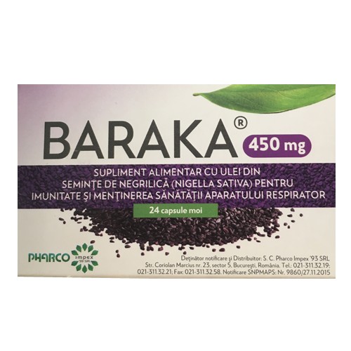 Baraka 450mg 24cpsPharco