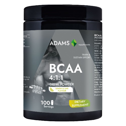 BCAA 4:1:1 (lemon-lime), 400g, Adams Supplements