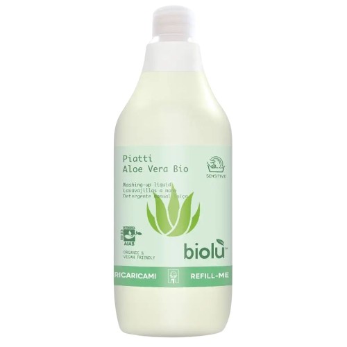 Detergent eco pentru spalat vase cu Aloe Vera, 1l, Biolu