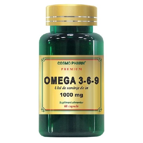 Ulei Din Seminte De In 1000mg 60cps Cosmopharm Onedia