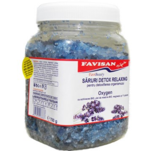 Sare de Baie Detox Relaxing Oxygen 700gr Favisan