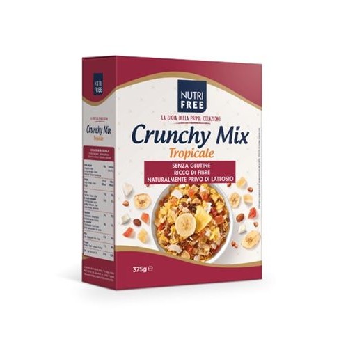 Crunchy Mix Tropicale fara Gluten, 375g, NutriFree vitamix.ro