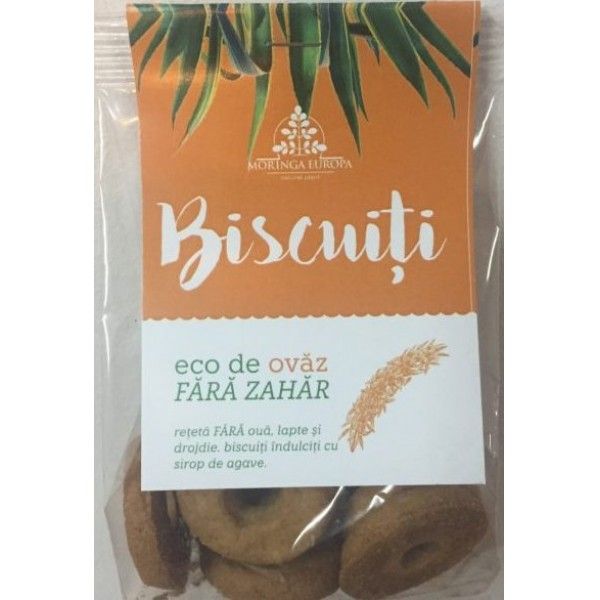 Biscuiti de Ovaz Fara Zahar Eco 250g Moringa