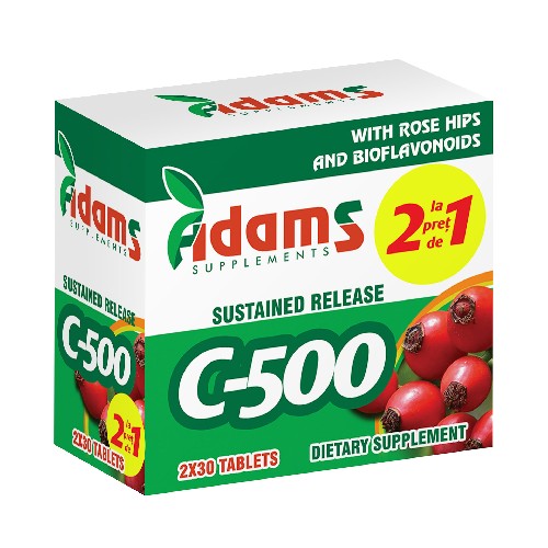 Pachet Vitamina C-500 cu Macese 30tab