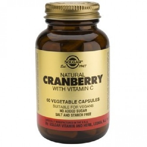 Cranberry cu Vitamina C 60cps Solgar imagine produs la reducere