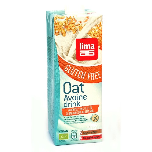 Lapte de Ovaz Fara Gluten Bio 1l Lima imagine produs la reducere