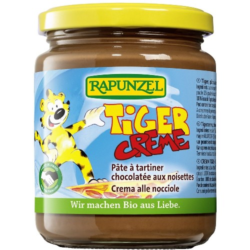 Crema de nuca nougat Tiger, 250g, Rapunzel