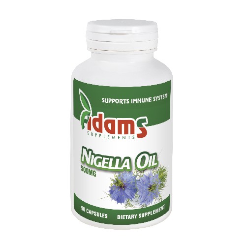 Chimen Negru 500mg 90cps Adams Supplements vitamix.ro