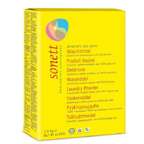 Detergent Ecologic Praf pentru Rufe 2.4kg Sonett imagine produs la reducere