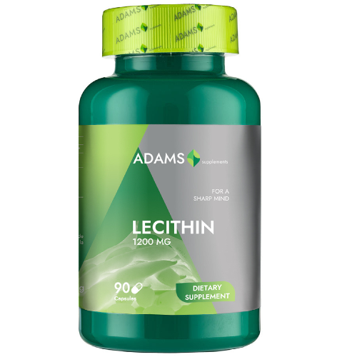 Lecitina 1200mg 90cps, Adams