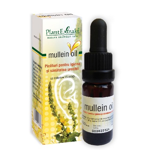 Mullein Oil (Ulei Pentru Igiena Urechii) 15ml PlantExtrakt vitamix.ro