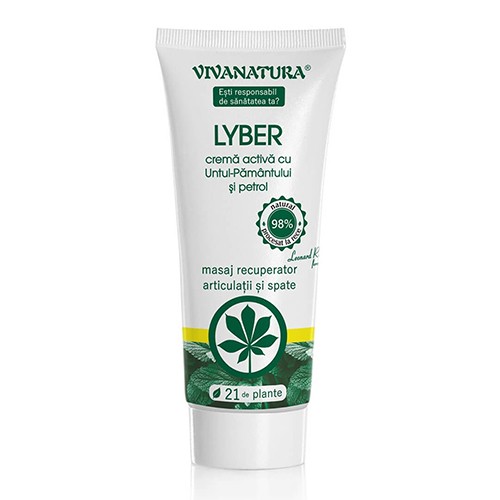 Lyber Crema Antireumatica Untul Pamantului 250ml Viva Natura