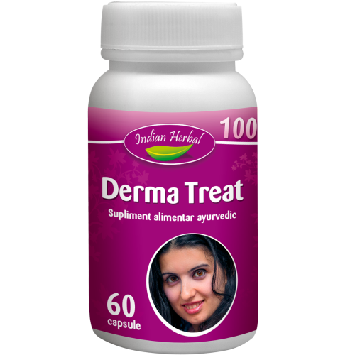 Derma Treat 60cps Indian Herbal vitamix poza