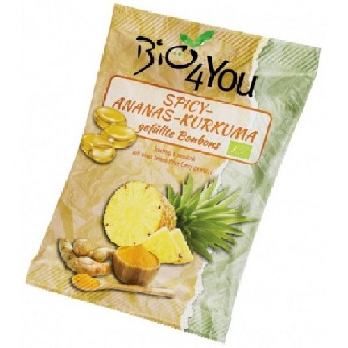 Dropsuri Ananas Kurcuma 75g Bio4You