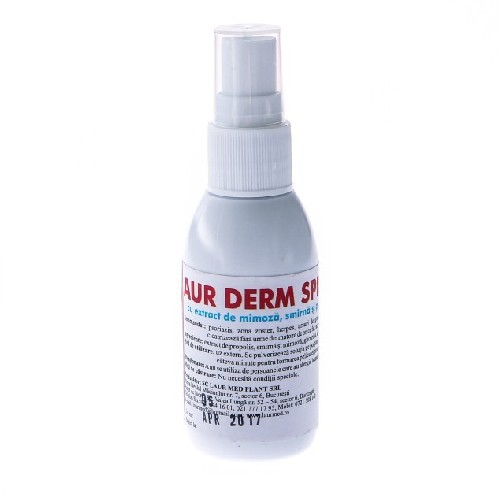 Aur Derm Lotiune Spray Mimoza-Smirna-Propolis 50ml