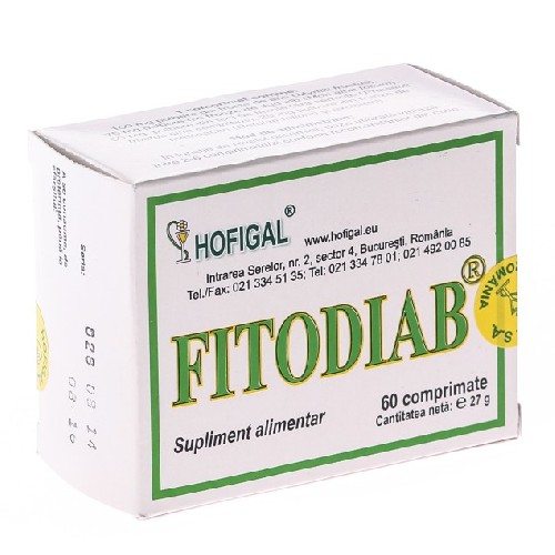 Fitodiab 60cpr Hofigal vitamix.ro imagine noua reduceri 2022