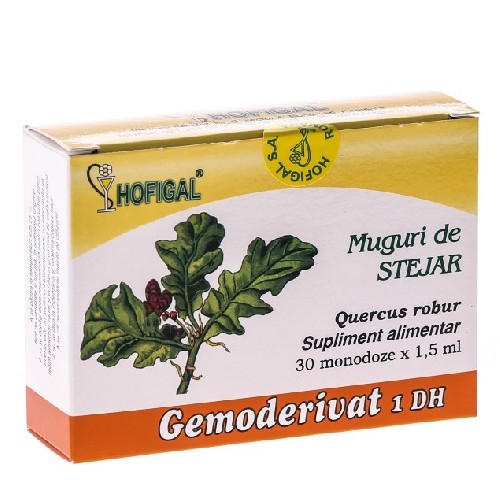 Gemoderivat Muguri de Stejar 30monodoze Hofigal vitamix.ro