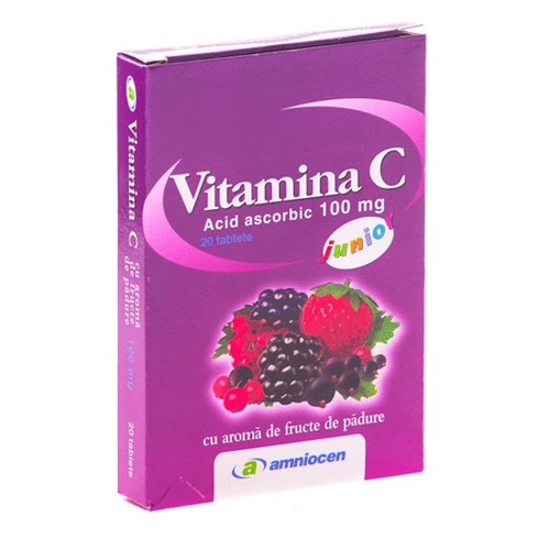 Vitamina C 180mg Fructe De Padure Amniocen imgine