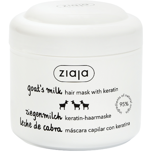 Masca de Par cu Lapte de Capra si Keratina 200ml Ziaja
