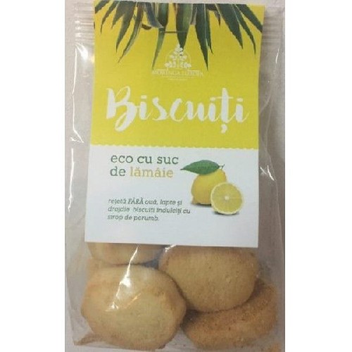 Biscuiti Eco cu Suc de Lamaie 250g Moringa vitamix.ro imagine noua reduceri 2022