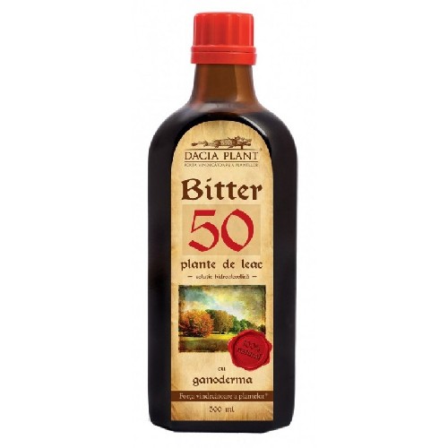 Remediu Bitter 50 Plante cu Ganoderma 500ml Dacia Plant